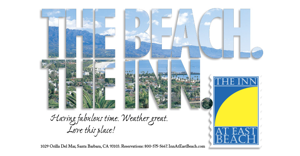 The Inn at East Beach Postcard/Ad. (Sample of hospitality advertising.)